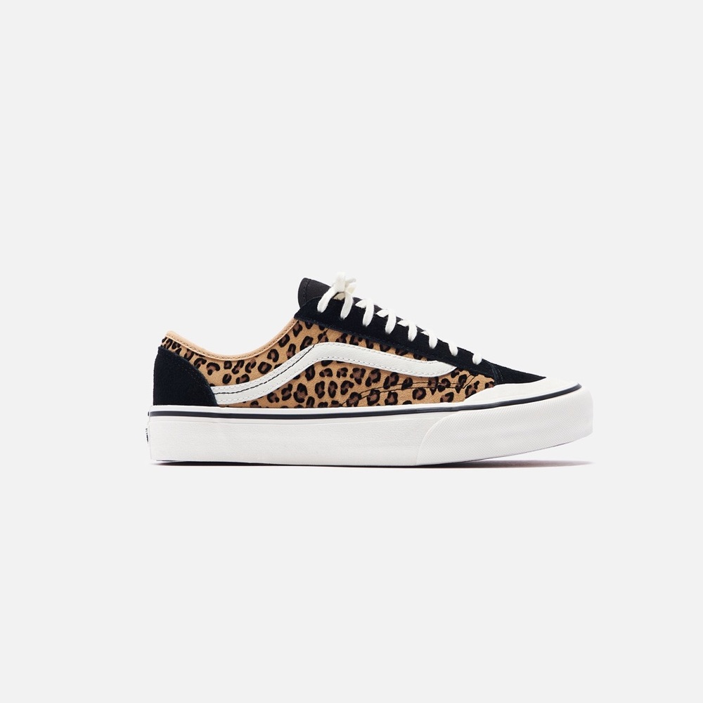 Vans Style 36 Deacon Mini Leopard Print Sneakers - Picture 2 of 6